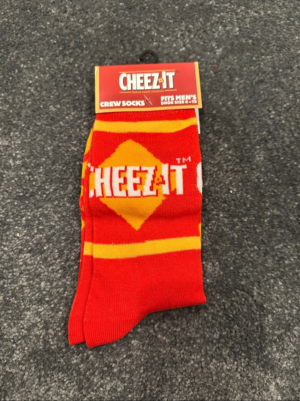 3/$25 Cheez it Logos Crew adult
Socks soda funny crazy Novelty
Socks